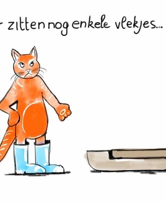 Mindfulness met kattenbakken