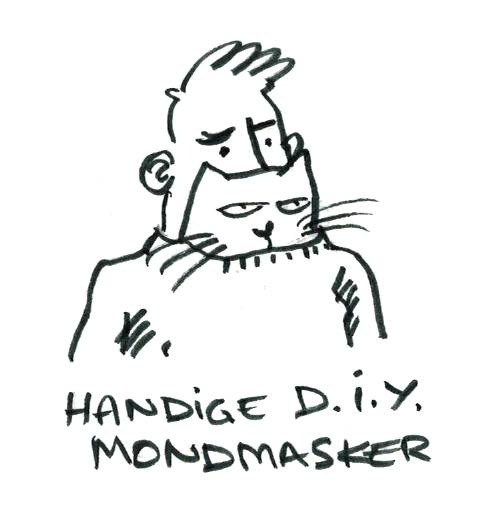 Eerst overspoeld door katten, nu door mondmaskers met kattenmotiefjes.